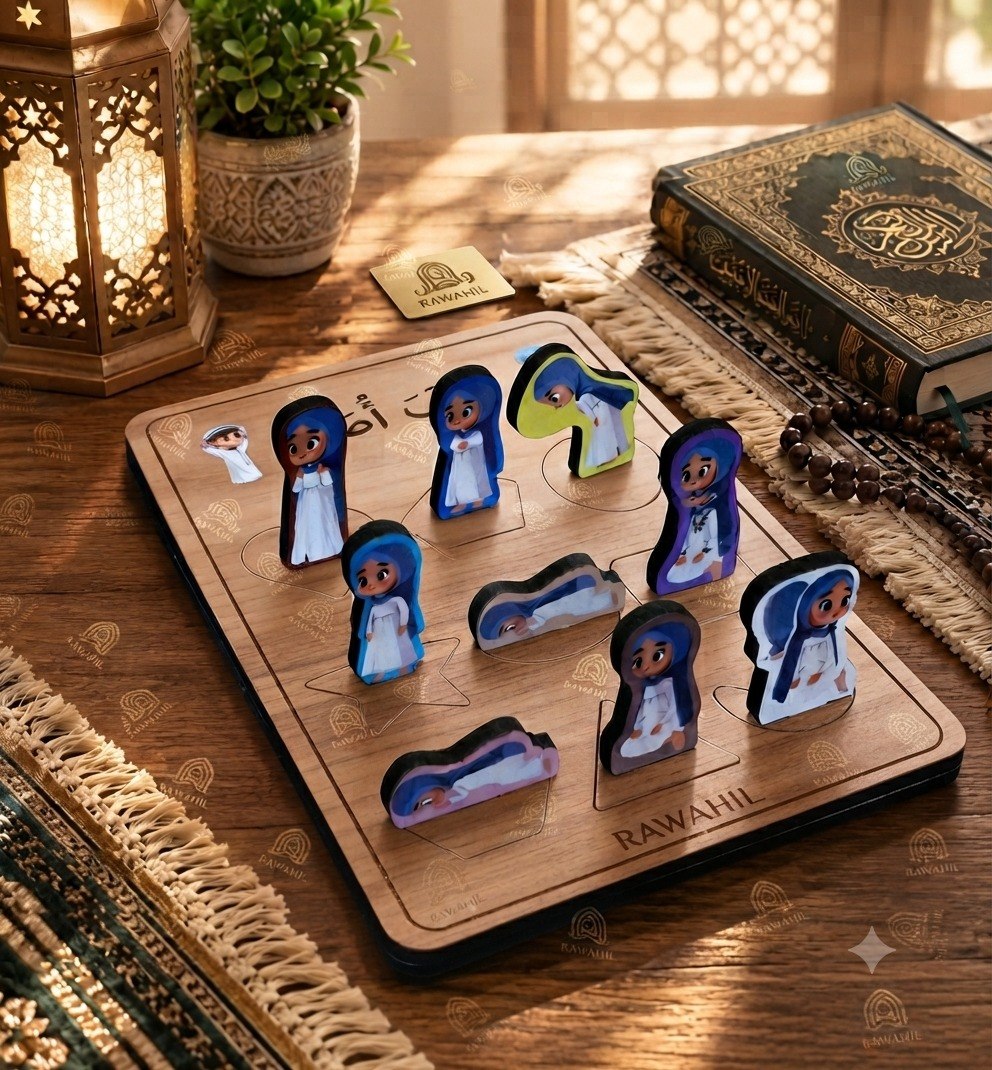 لوحة "كَيْفَ أُصَلِّي"